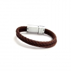 Leather Usb Drives - 2020 new custom logo full real capacity PU leather wristband usb key LWU873